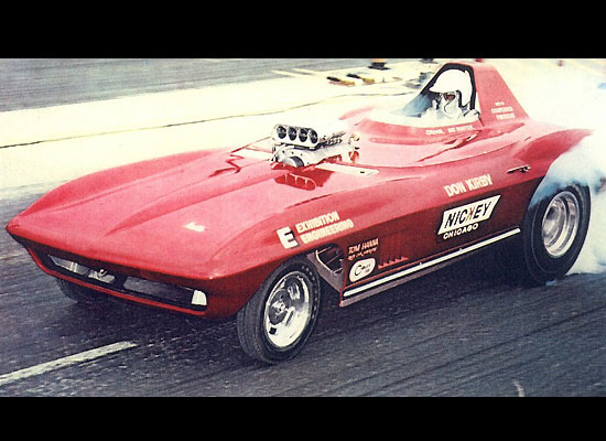 1967 Corvette Funny Car - Click Image to Close