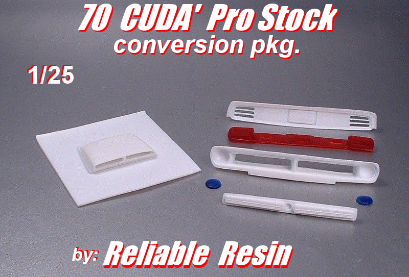 Conversion Kit: 1970 Barracuda Pro Stock - Click Image to Close