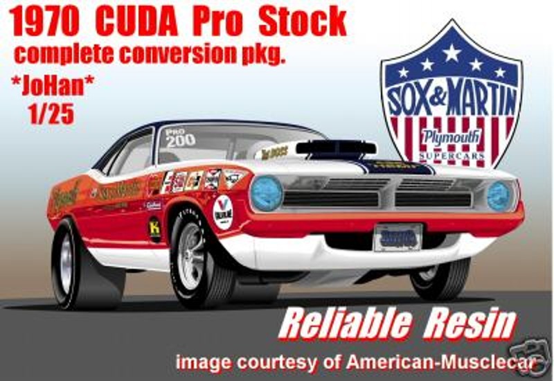 Conversion Kit: 1970 Barracuda Pro Stock - Click Image to Close