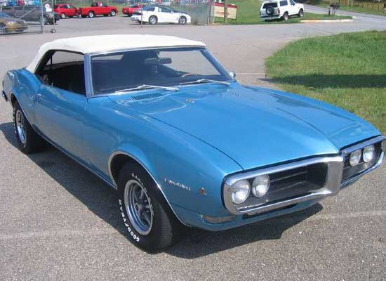 1968 Firebird Convertible - Click Image to Close