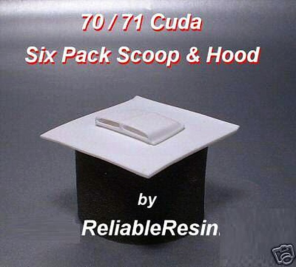 1970/71 Cuda Six Pack Scoop & Hood