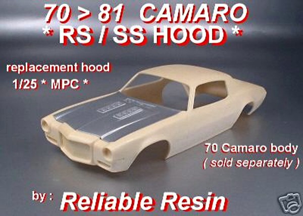 70/81 CAMARO RS/SS Hood - Click Image to Close