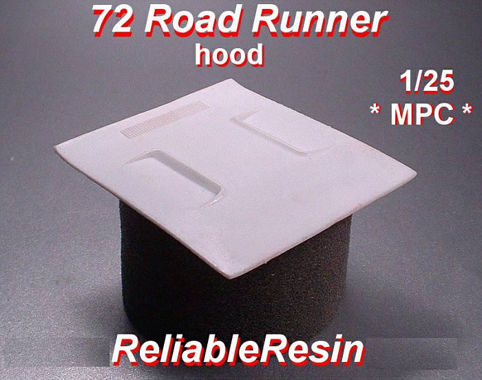 1972 Road Runner Hood - Click Image to Close