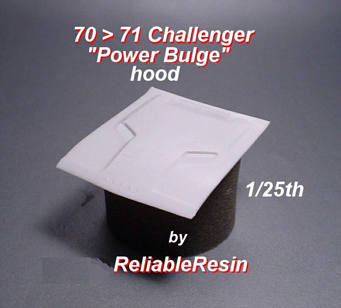 1970/71 DODGE CHALLENGER HOOD "POWER BULGE"