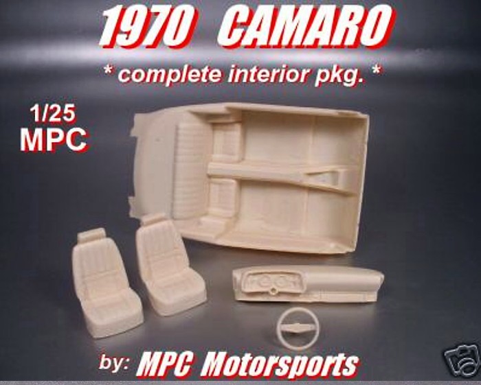 1970 Camaro Complete Interior pkg 1/25 MPC - Click Image to Close