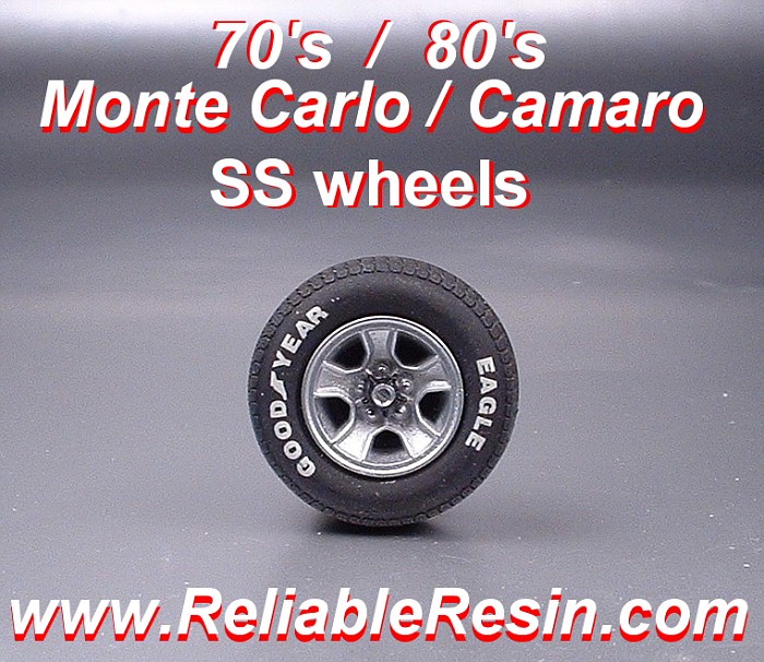 70's 80's Monte Carlo Camaro SS Wheels