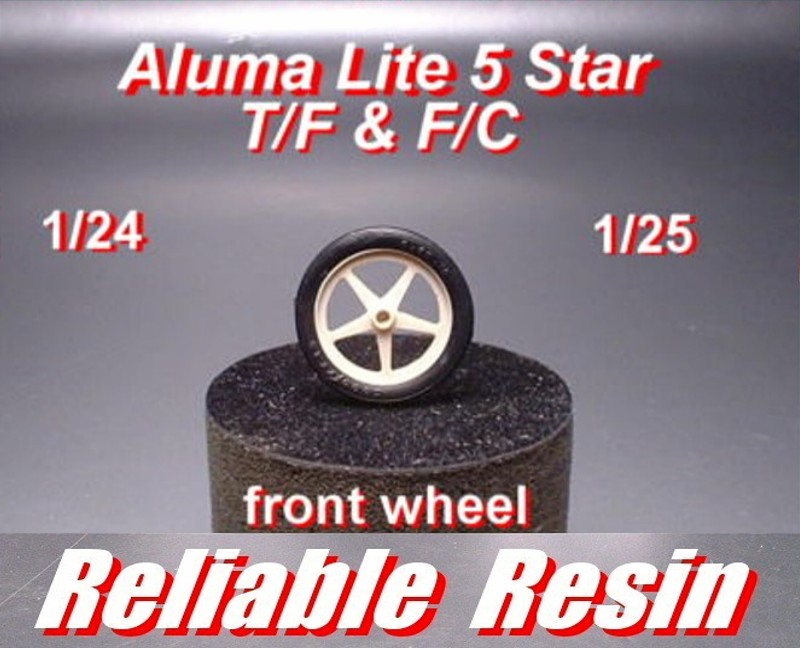 Aluma Lite 5 Star Weld Wheel & Tire T/F & F/C